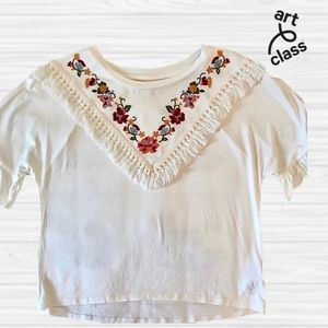 Like New Ivory Art Class Top